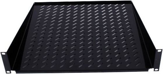 Полка Eserver 19", 2U, глубина 400 мм, консольная, Black (PK-2U-400-B) фото1