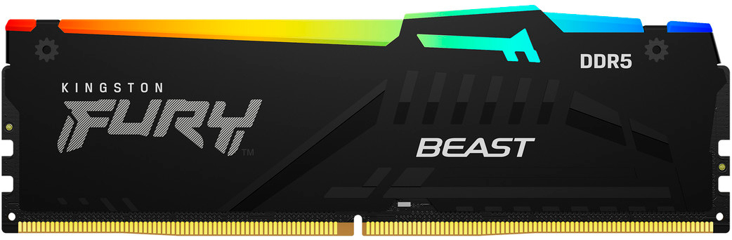 Память для ПК Kingston Fury Beast RGB EXPO Black DDR5 5600 32GB