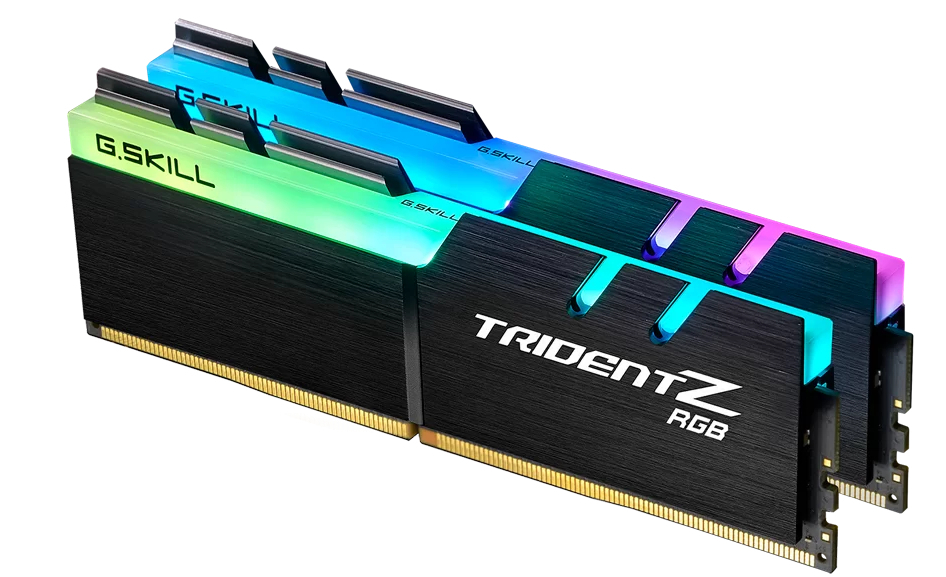 Память для ПК G.Skill TridentZ RGB Black DDR4 3200 32GB (2x16GB) (F4-3200C16D-32GTZR)