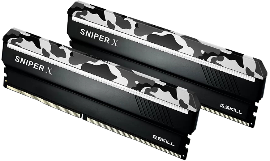 Память для ПК G.Skill SniperX Urban Camo DDR4 3200 32GB (2x16GB) (F4-3200C16D-32GSXWB) фото1
