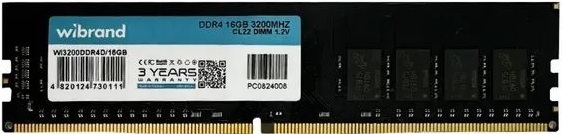 Память для ПК Wibrand DDR4 3200 16GB (WI3200DDR4D/16GB) фото1