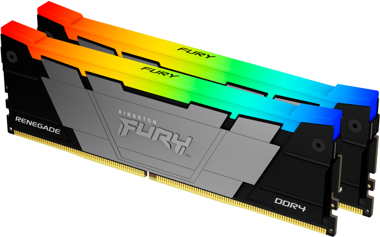 Память для ПК Kingston Fury Renegade RGB DDR4 3200 32GB (2x16GB) (KF432C16RB12AK2/32)