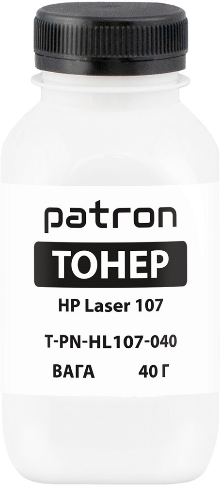 Тонер Patron HP Laser 107 (W1106A) 40 г (PN-HL107-040) фото1