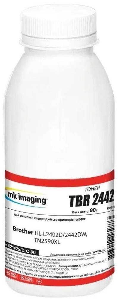 Тонер Mitsubishi Brother HL-L2402D/2442DW, TN2590XL 90г Black (021426/DLC-90) фото1