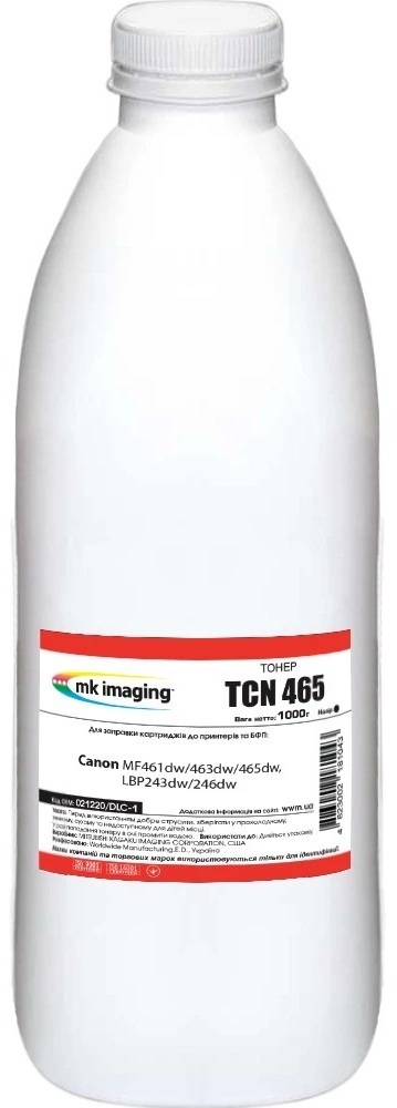 Тонер Mitsubishi Canon MF461dw/463dw/465dw, LBP243dw/246dw 1кг Black (021220/DLC-1) фото1