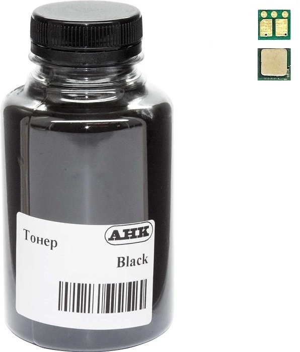 Тонер AHK Canon 067 40г +chip BLACK MF651Cw/MF655Cdw/MF657Cdw 1.3K (50000372) фото1