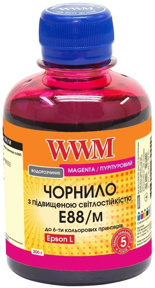 Чернила WWM Epson L8050/L18050 200г Magenta (E88/M) фото1