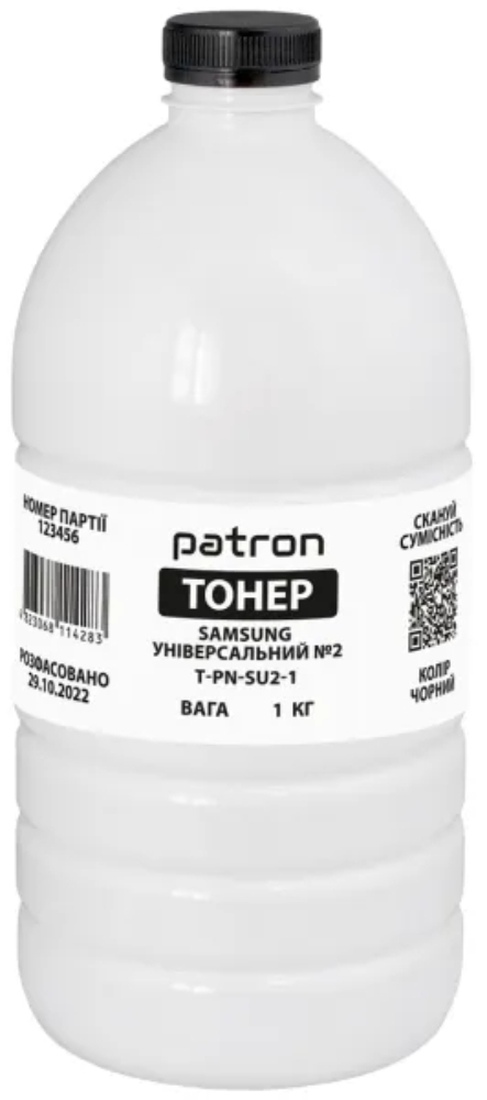 Тонер Patron Samsung Universal №2 (ML1210/1610/1710) 1кг (PN-SU2-1) фото1