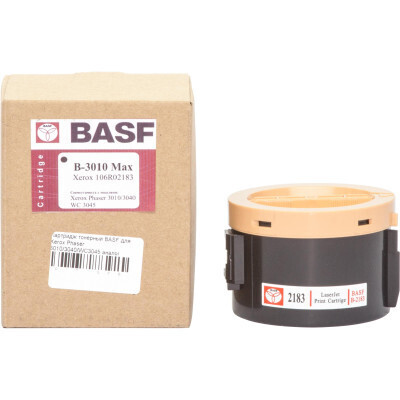 Тонер-картридж BASF Xerox Ph 3010/3040/WC3045 Black 106R02183 (KT-XP3010-106R02183) фото1
