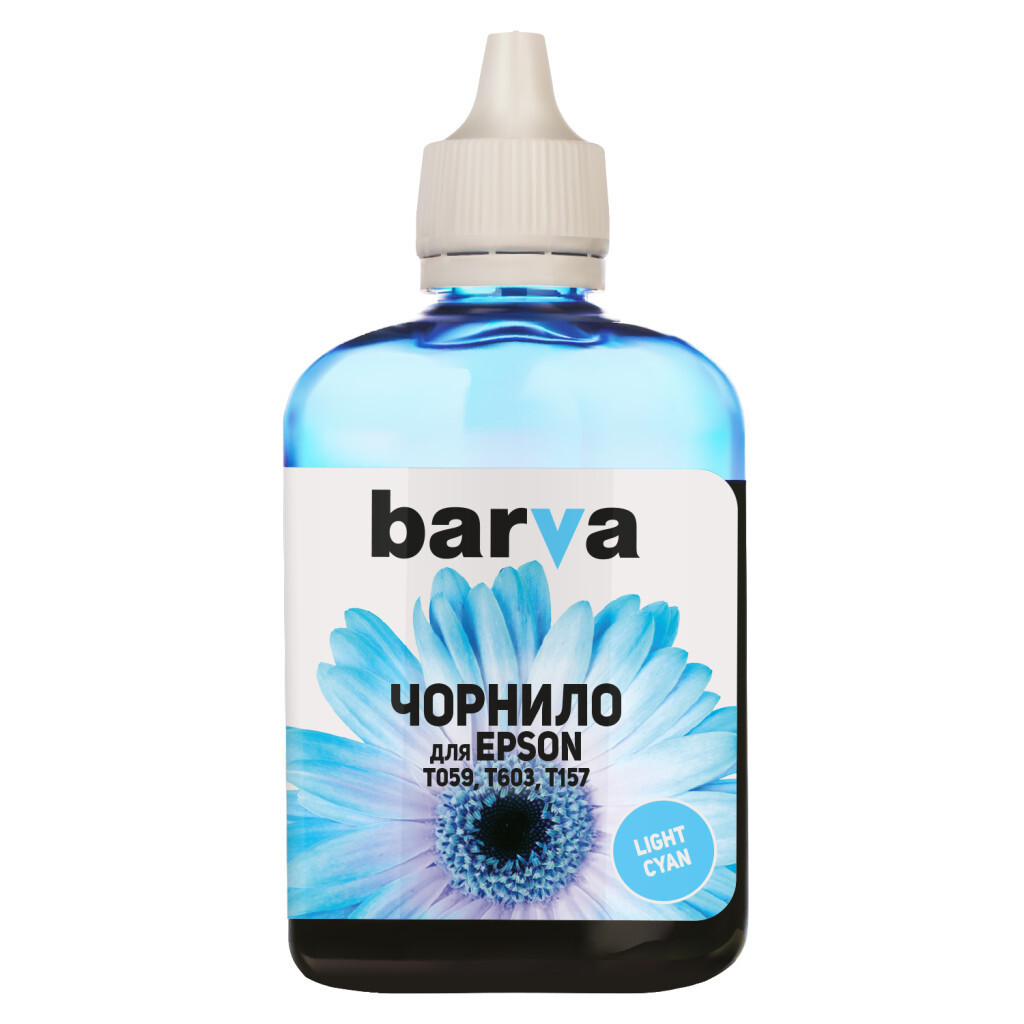 Чорнило Barva Epson E059 100 мл, LCyan (E059-451) фото1