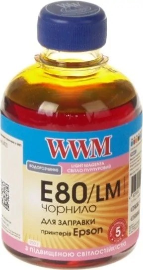 Чернила WWM EPSON L800 Light Magenta Pigment (E80/LM) фото1