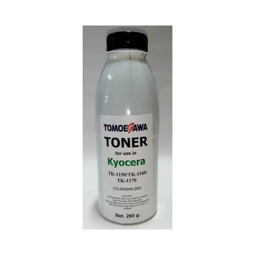 Тонер Tomoegawa Kyocera TK-1150/TK-1160/TK-1170, 260г (TG-KM2040-260)