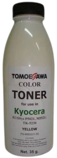 Тонер Tomoegawa Kyocera TK-5230 (35г) Yellow (TG-KM5521Y-35) фото1