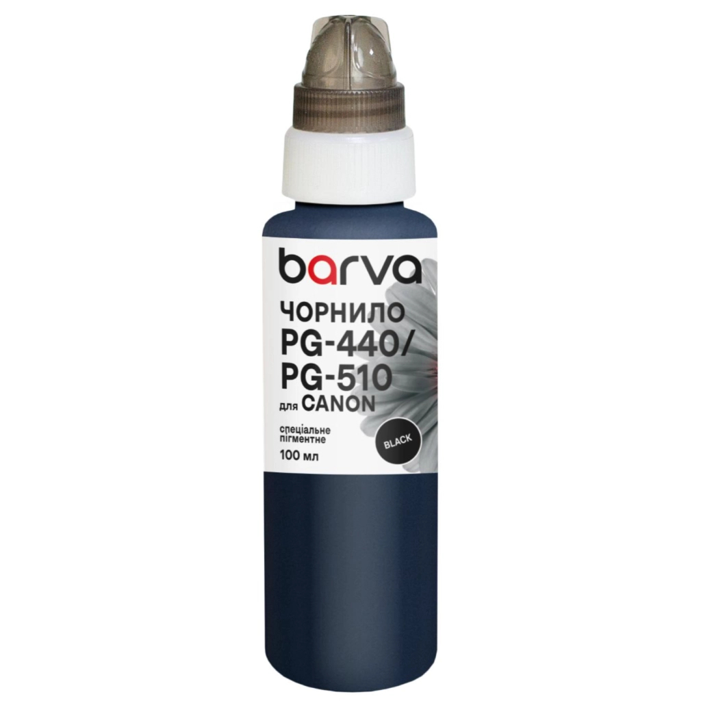 Чернила Barva Canon PGI-520/PG-440/PG-510 100 мл, special pigment, black (C520-297e) фото1