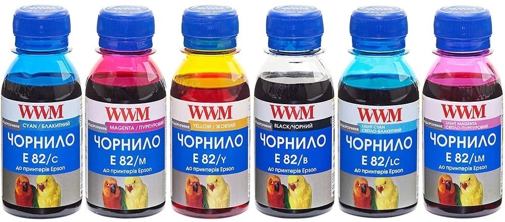 Чорнило WWM EPSON StPhoto R270/290/390 Set Pigment (E82SET-2) фото1
