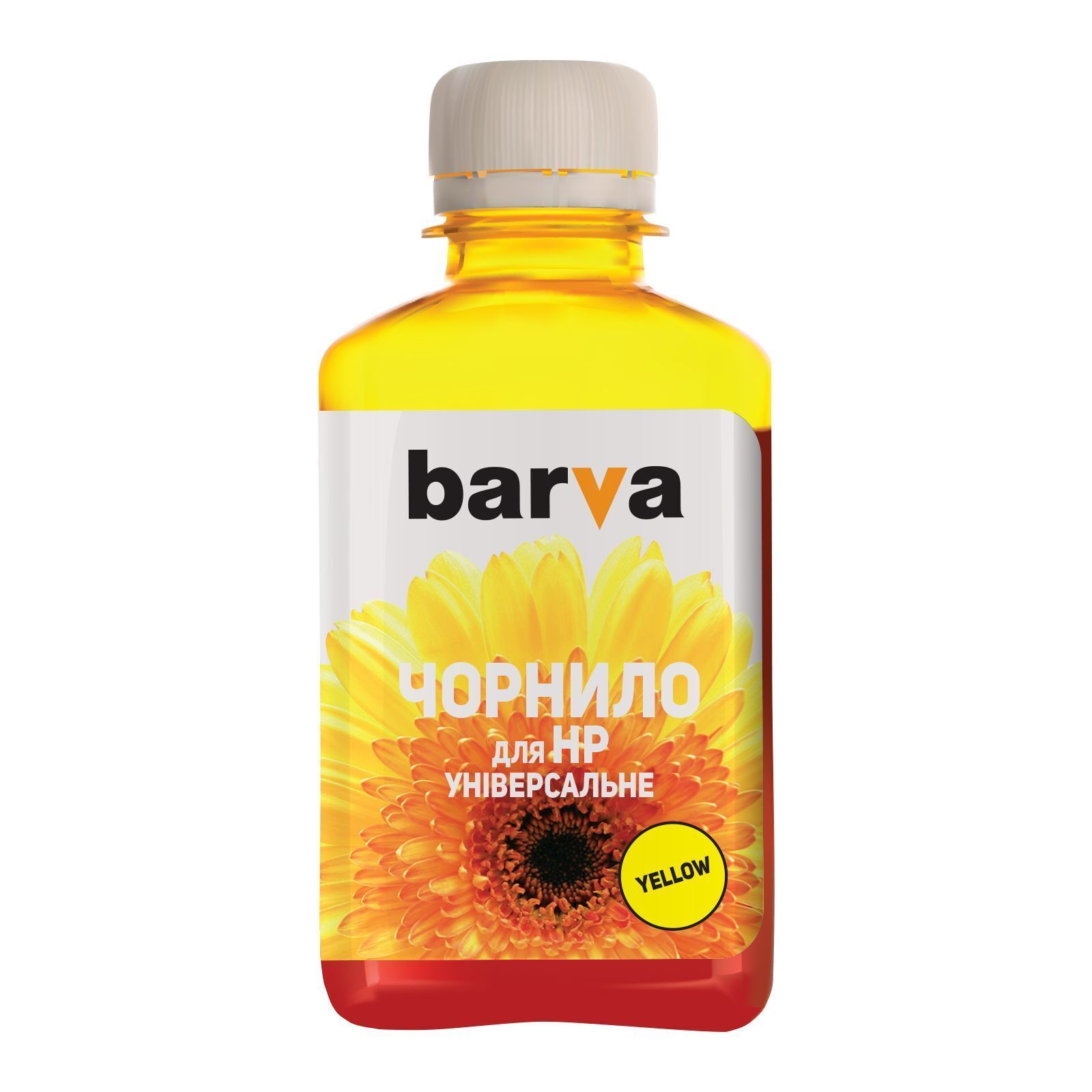Чорнило Barva HP Universal №2 YELLOW 180г (HU2-229) фото1