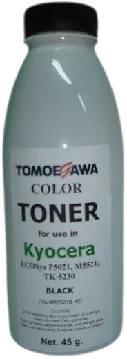 Тонер Tomoegawa Kyocera TK-5230 (45г) Black (TG-KM5521B-45) фото1