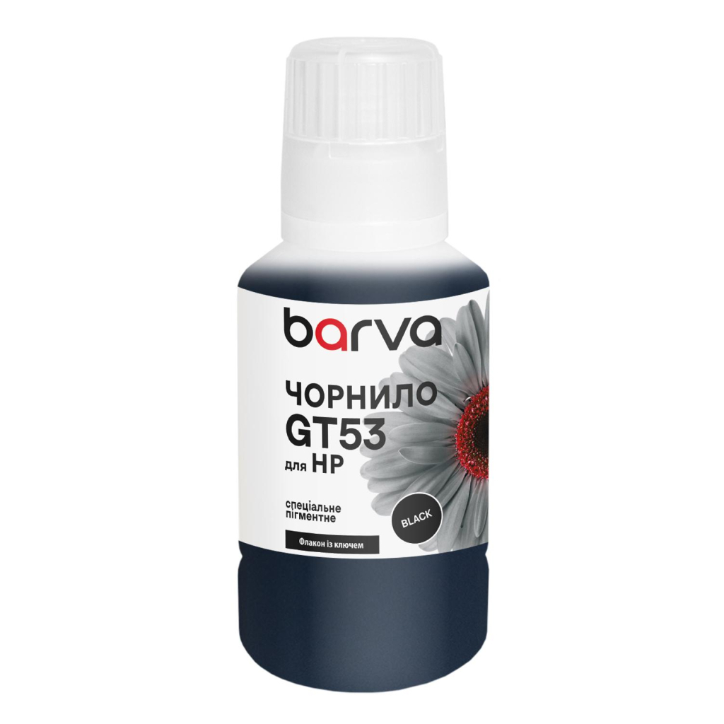 Чорнило Barva HP GT53XL 135 мл, special, pigmented black OneKey (HGT53-739e) фото1