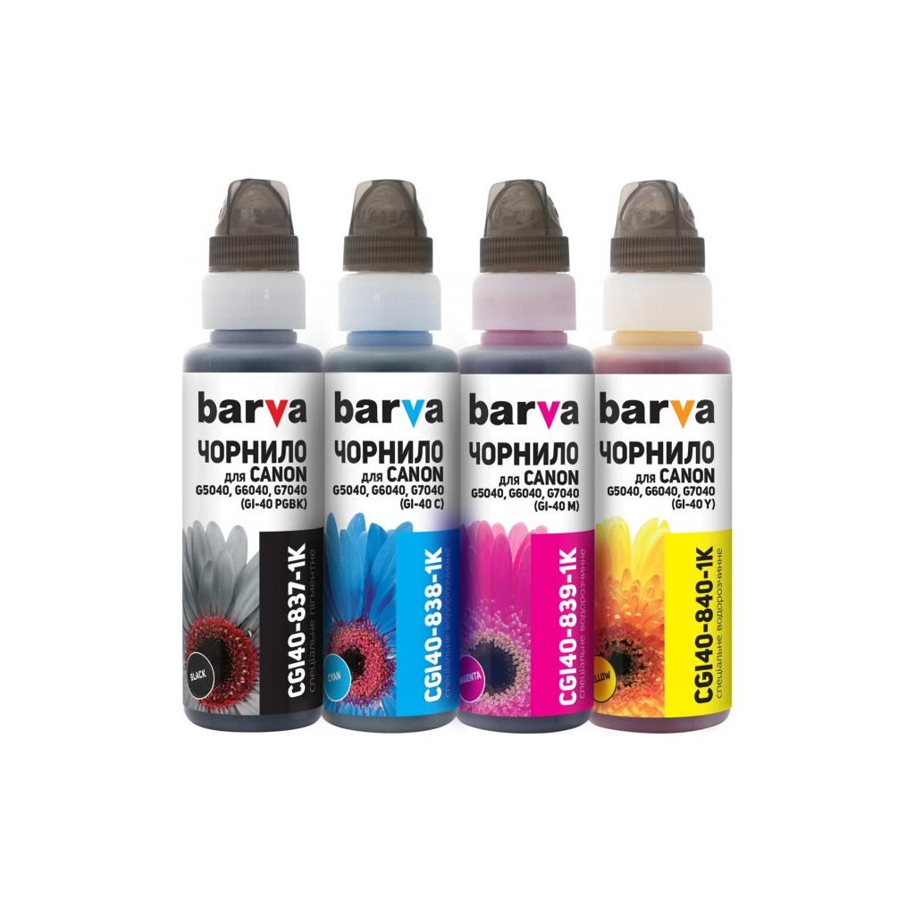 Чорнило Barva Canon GI-40C, 100мл, OneKey 1K (CGI40-838-1K) фото1