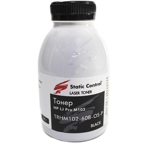 Тонер Static Control HP LJ Pro M102 60г (TRHM102-60B-OS-P)