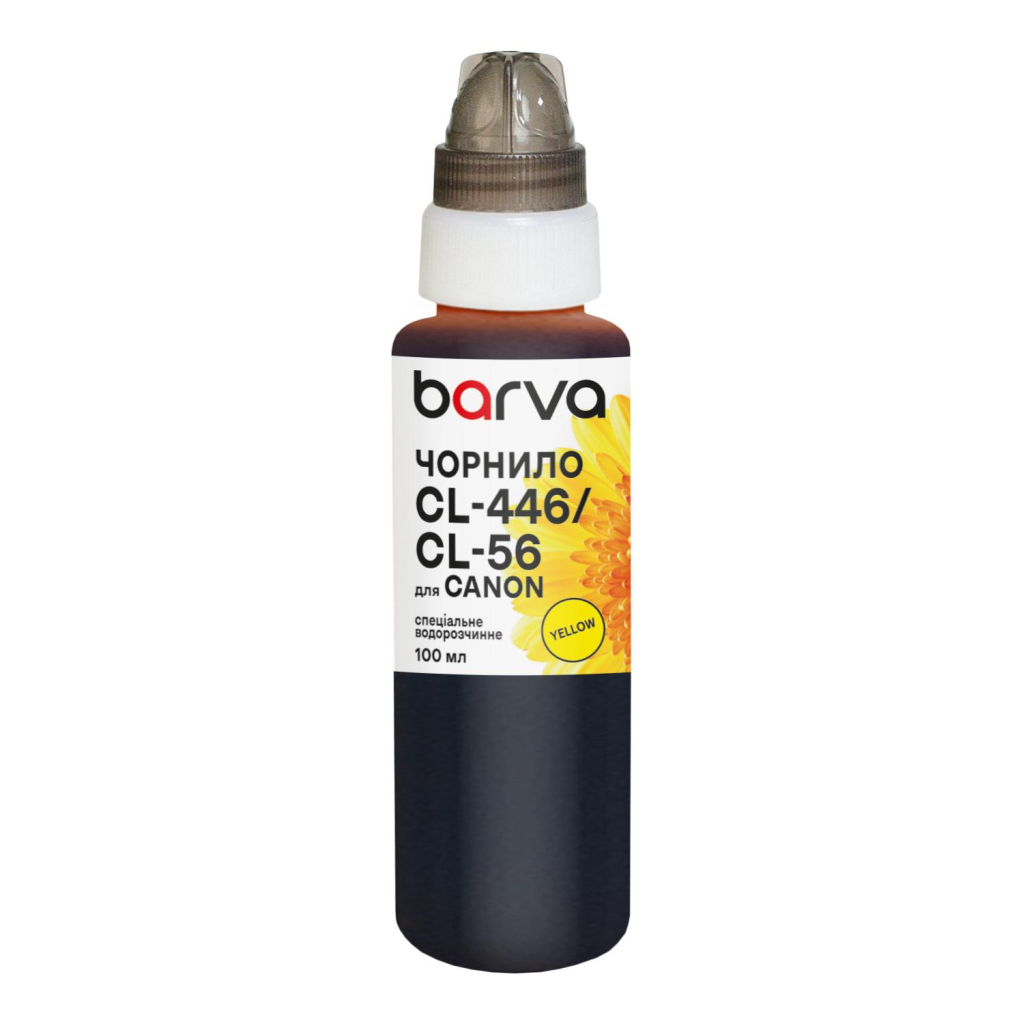 Чорнило Barva Canon CL-446/CL-56/CL-94 100 мл, special, yellow (C446-440e) фото1