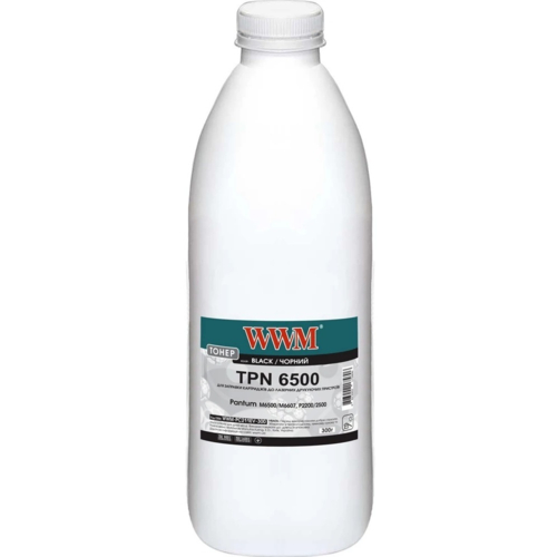 Тонер WWM Pantum M6500/M6607 P2200/2500 300г Black (WWM-PC211EV-300)