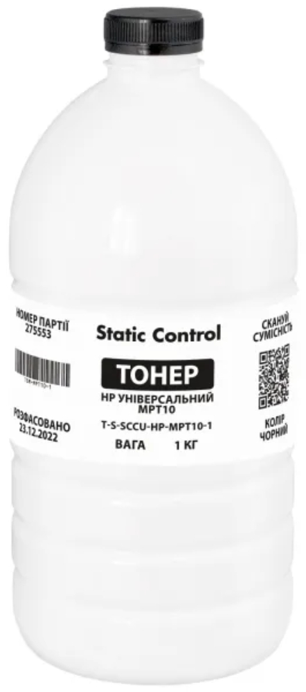 Тонер Patron HP LJ Universal MPT10 1 кг (MPT10) (TSM-MPT10-1) SCC, фасовк (TSM-MPT10-1) фото1