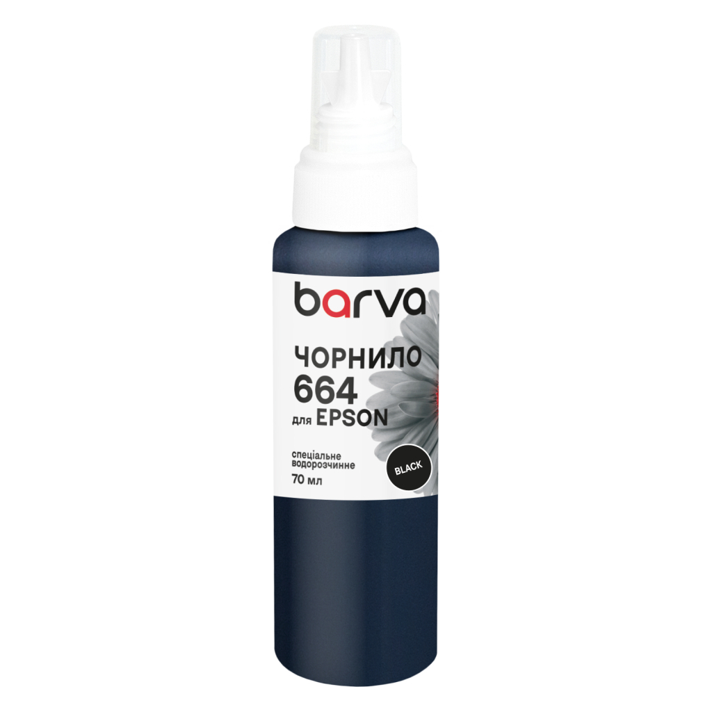 Чорнило Barva Epson 664 70 мл, special black (E664-398e) фото1