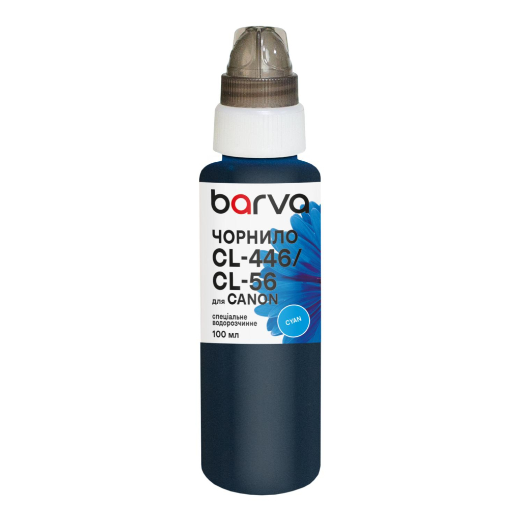 Чорнило Barva Canon CL-446/CL-56/CL-94 100 мл, special, cyan (C446-438e) фото1