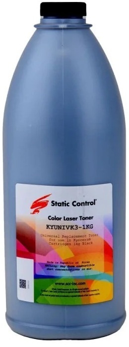 Тонер Static Control Kyocera Odyssey 3, 1кг black (KYUNIVK3-1KG) фото1