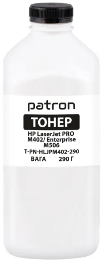 Тонер Patron HP LJ PRO M402 (CF226A)/ENTERPRISE M506 (CF287A) 290г (PN-HLJPM402-290) фото1