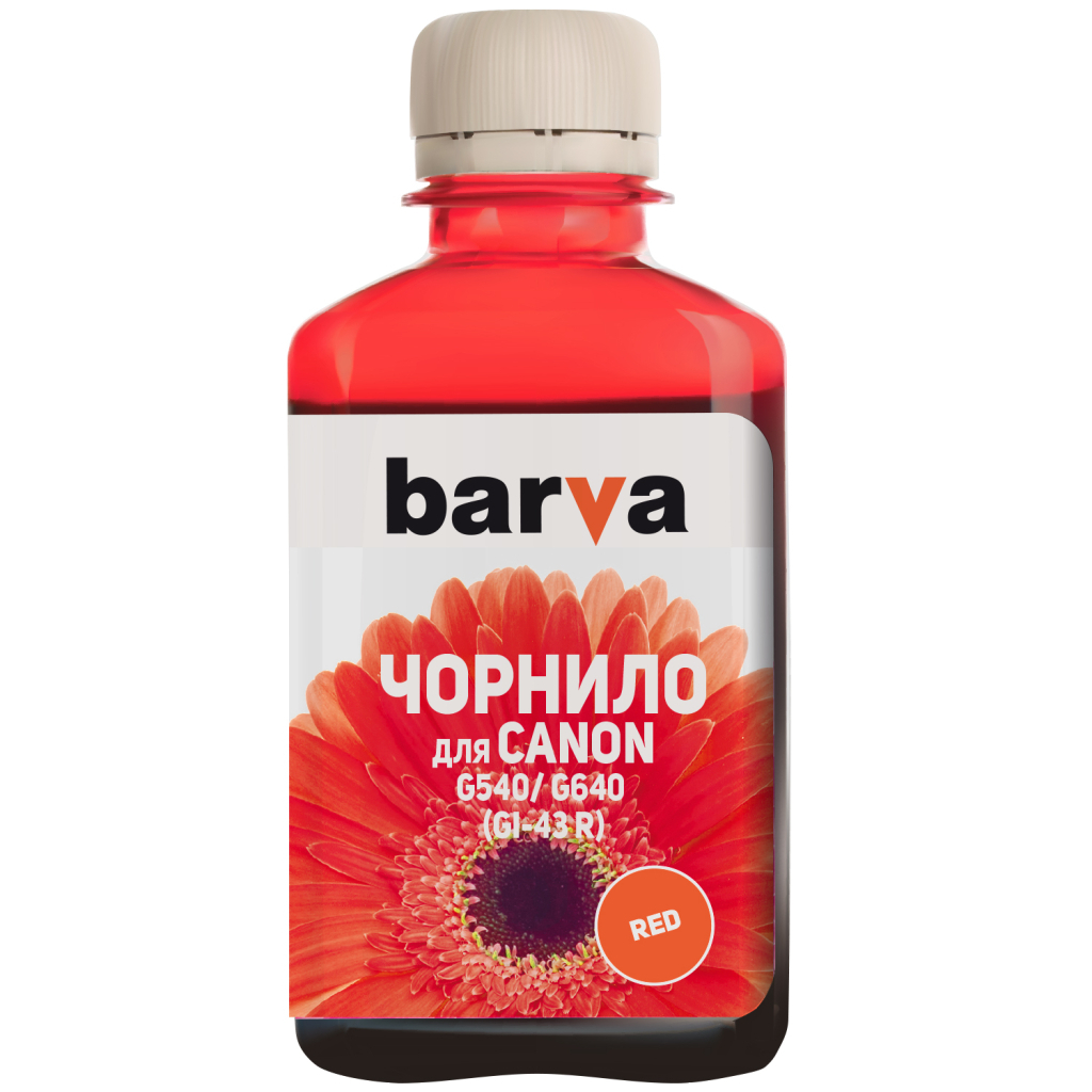 Чорнило Barva Canon GI-43 180 мл, RED (CGI43-851) фото1