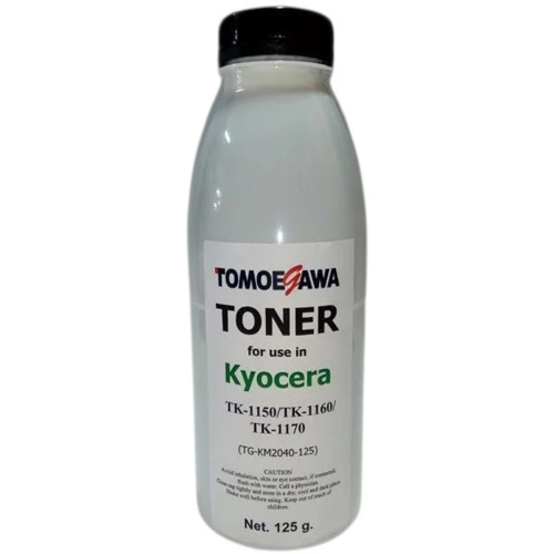 Тонер Tomoegawa Kyocera TK-1150/TK-1160/TK-1170, 125г (TG-KM2040-125)