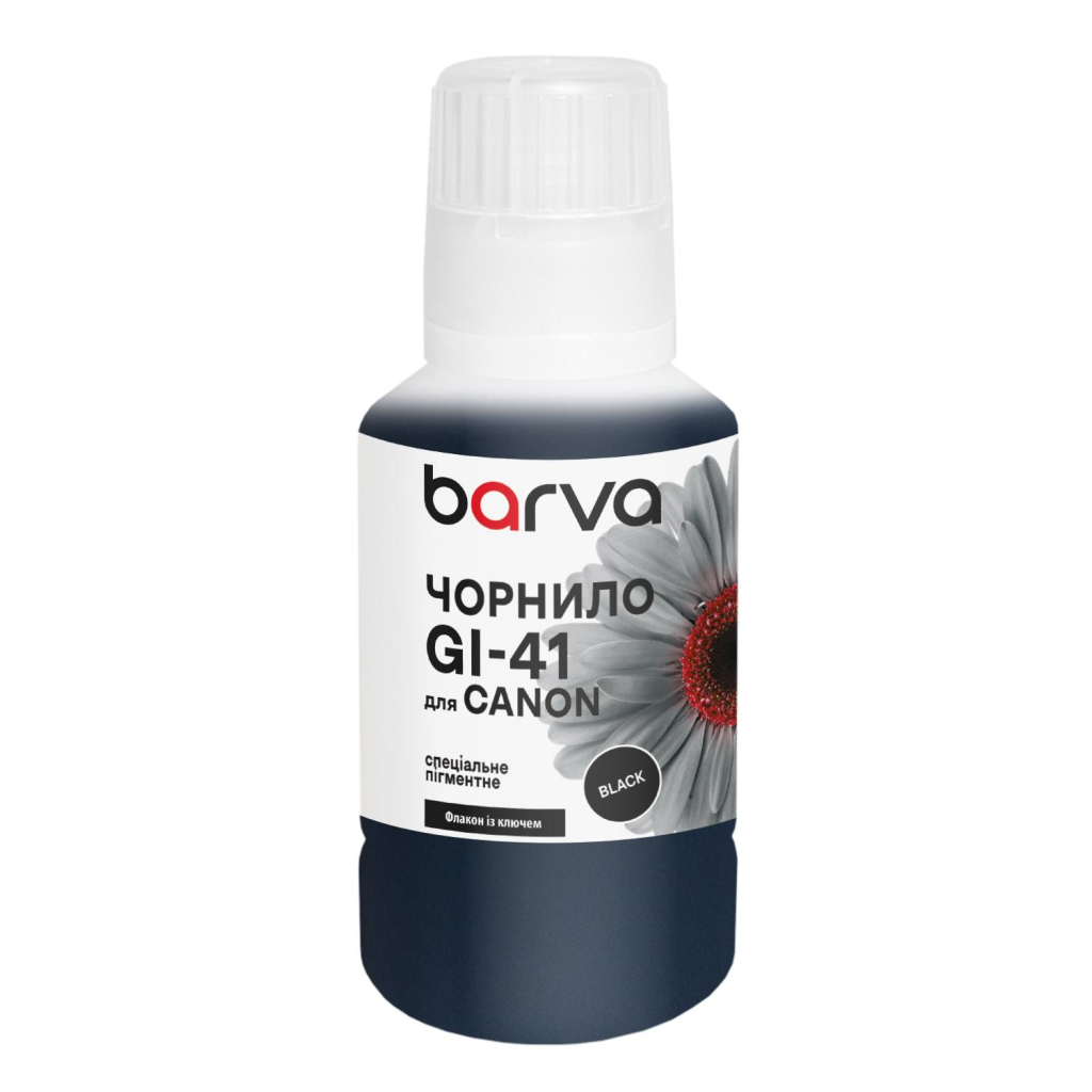 Чорнило Barva Canon GI-41 135 мл, OneKey, special pigment black (CGI41-809e) фото1