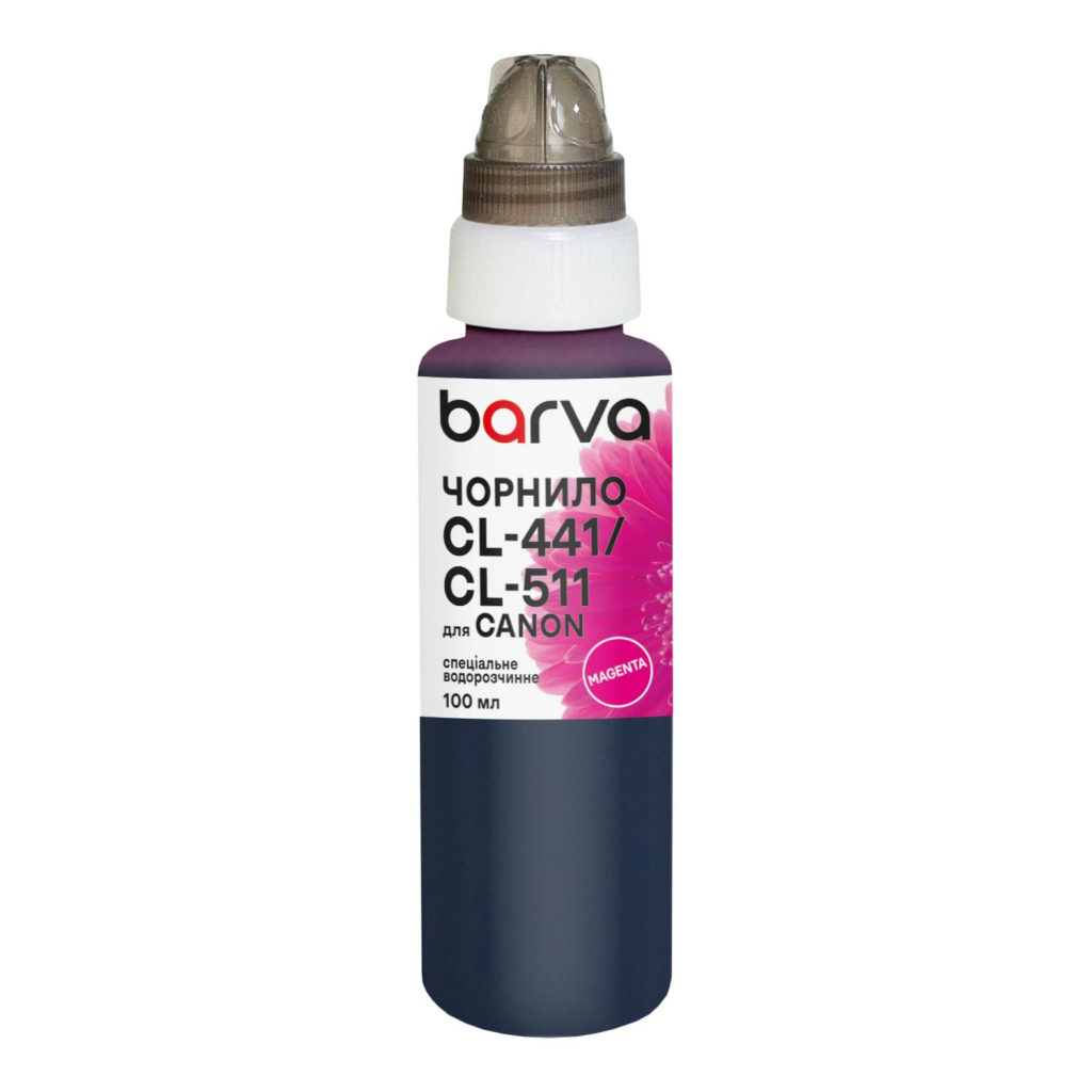 Чорнило Barva Canon CL-441/CLI-521/CL-511 100 мл, special, magenta (C521-287e) фото1