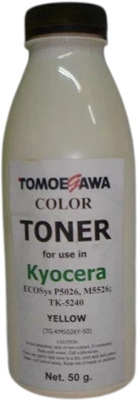 Тонер Tomoegawa Kyocera TK-5240 (50г) Yellow (TG-KM5026Y-50) фото1