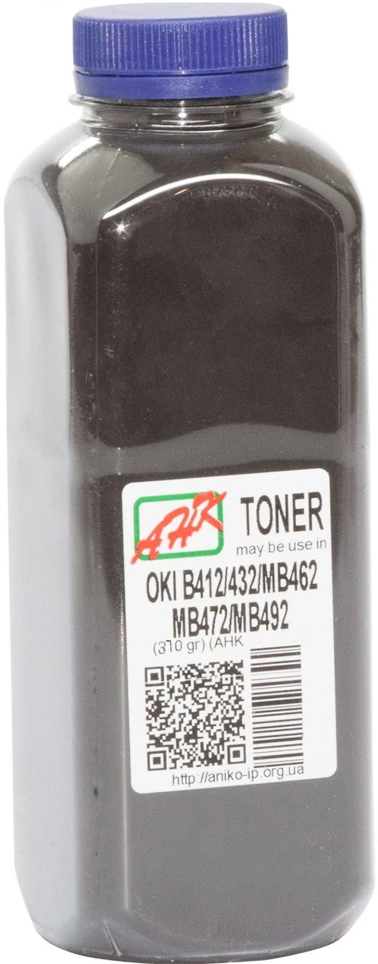 Тонер AHK OKI B412/432/MB462, 370г Black (3202513) фото1