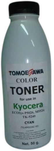 Тонер Tomoegawa Kyocera TK-5240 (50г) Cyan (TG-KM5026C-50) фото1
