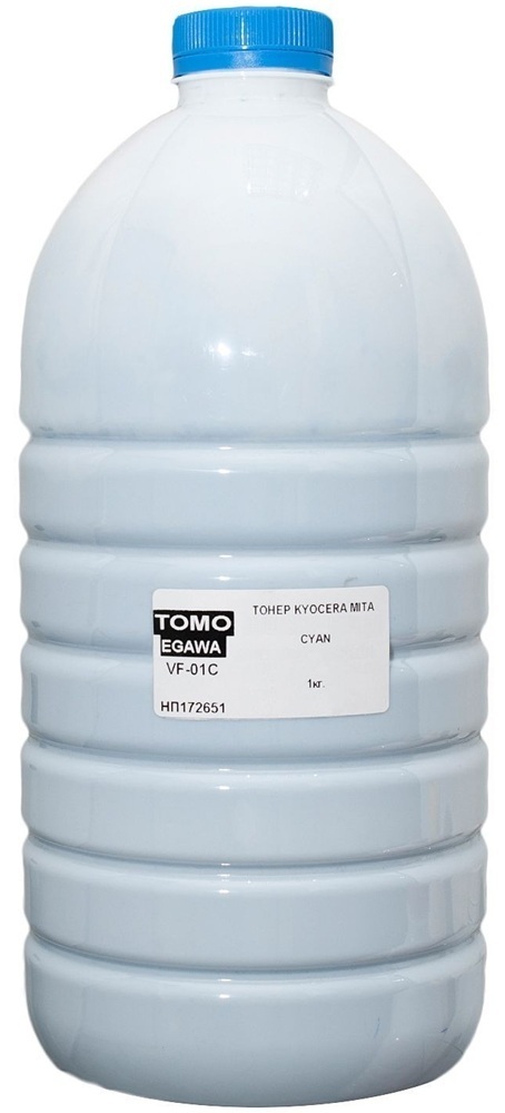 Тонер Tomoegawa Kyocera TK-5140/TK-8325, 1 kg CYAN (VF-03C-1) фото1
