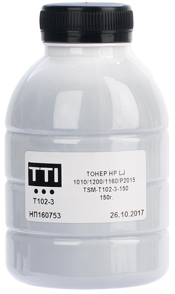 Тонер TTI HP LJ1010/1200/1160/P2015 (150г) (TSM-T102-3-150) фото1