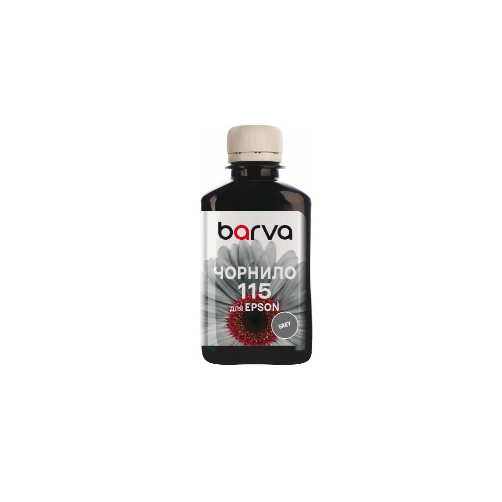 Чорнило Barva Epson 115 180 мл, GY (E115-876) фото1