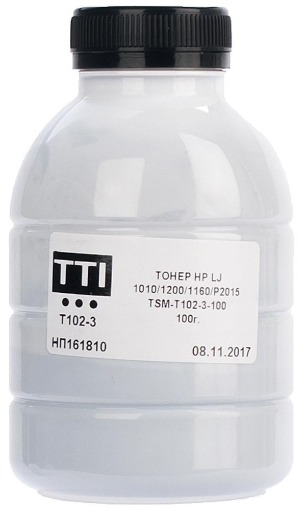 Тонер TTI HP LJ1010/1200/1160/P2015 (100г) (TSM-T102-3-100) фото1