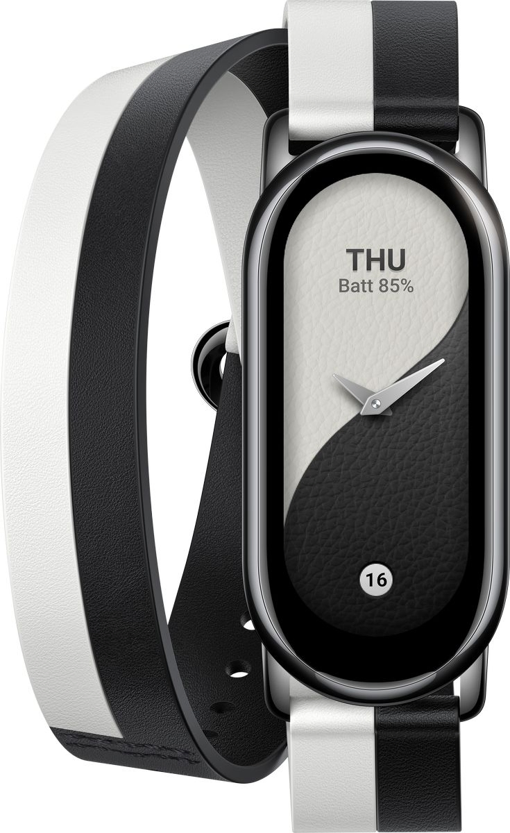 Ремінець Xiaomi Smart Band 8 Black White(чор-біл)(BHR7296CN)