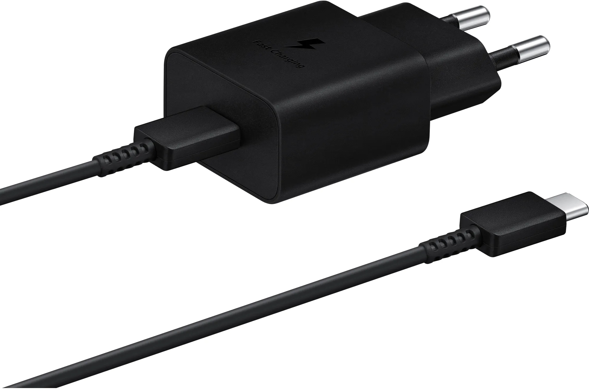 Зарядний_пристрій Samsung 15W PD + C-C Black EP-T1510XBEGEU фото1