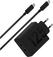 Зарядний пристрій MOTOROLA 125W GaN 2С+каб. 2m(PG38C06632)ч
