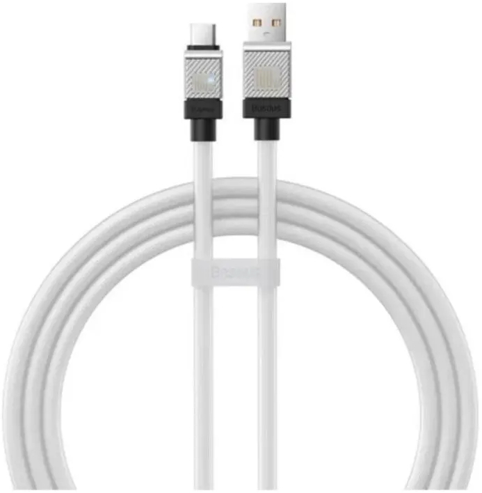 Кабель Baseus USB-Type-C 100W 1m (CAKW000602) білий фото1