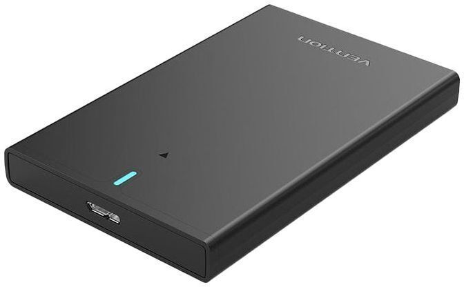 Внешний карман Vention 2.5" HDD/SSD USB 3.0 Micro-B Black (KPAB0) фото1