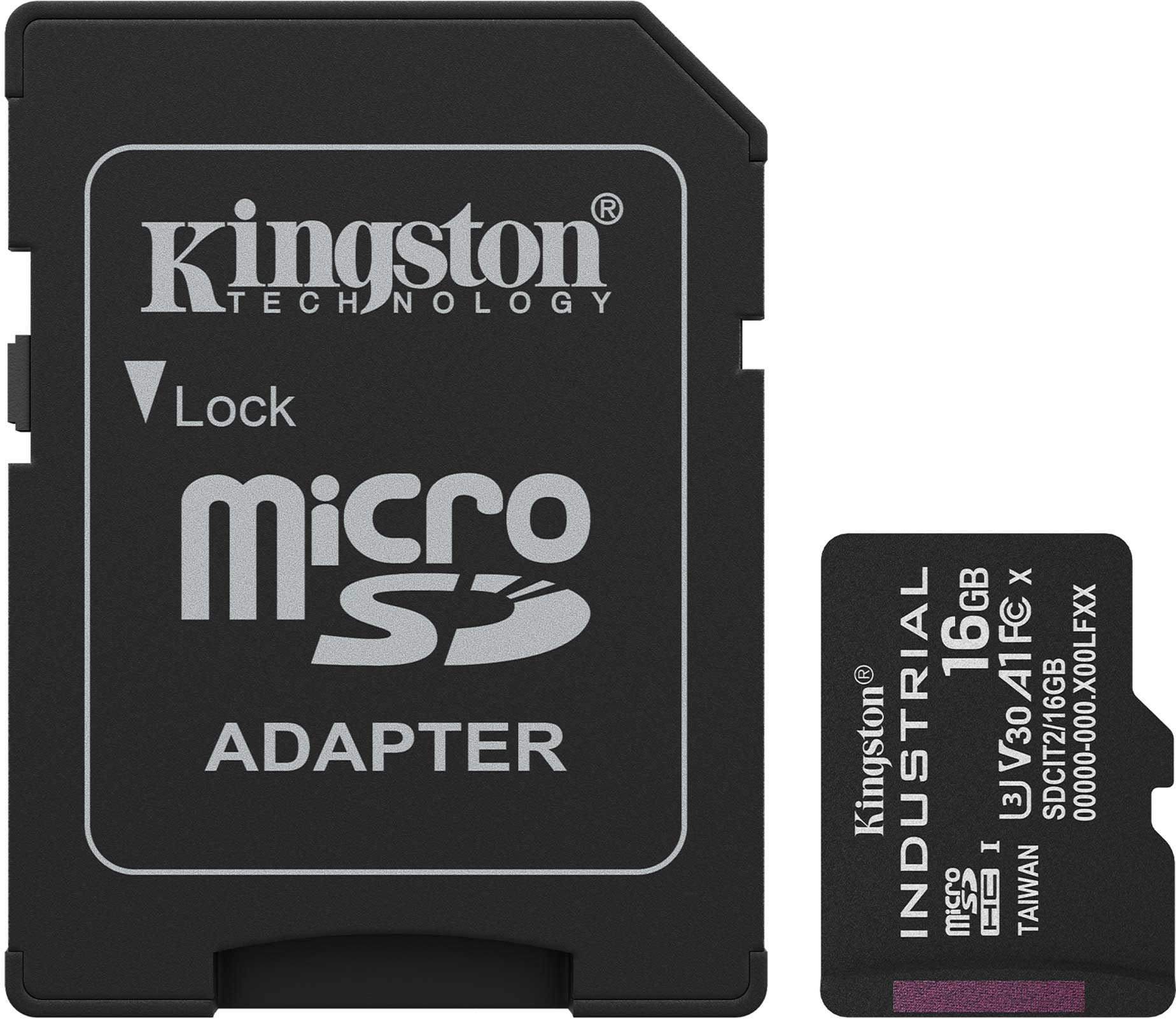 Карта памяти Kingston 16GB microSDHC class 10 UHS-I V30 A1 (SDCIT2/16GB) фото1