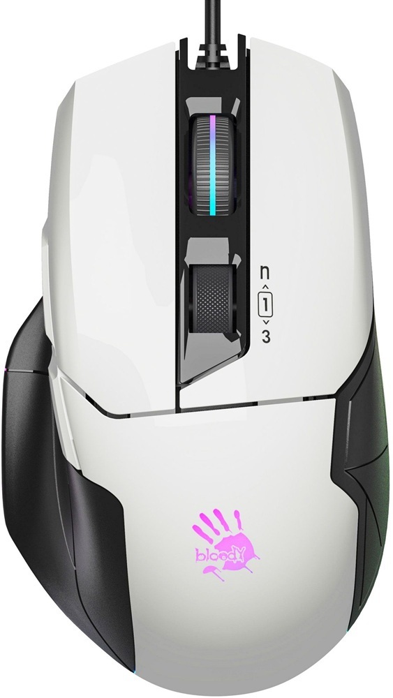 Игровая мышь A4Tech Bloody W70 Max Panda White (4711421955836) фото1