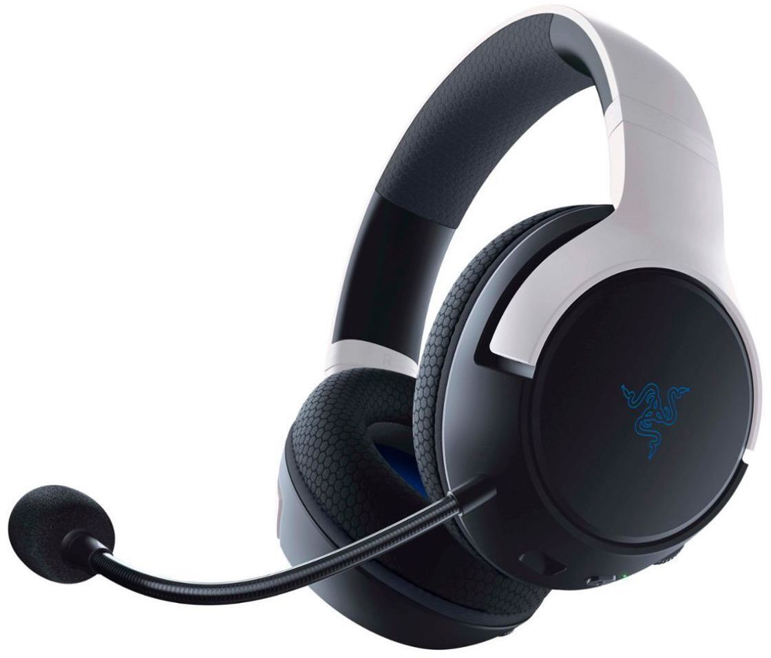 Игровая гарнитура Razer Kaira Hyperspeed для PS5 Bluetooth White/Black (RZ04-03980200-R3G1) фото1